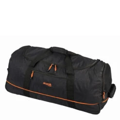 Skypak Folding Wheeled Duffle - 80cm -Travel Luggage Store 005 skypak original wheeled travel bag unfolded black 78625.1650929989