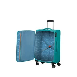 American Tourister Sea Seeker 4 Wheel Medium Suitcase - 68cm -Travel Luggage Store 146675 1013 SEA SEEKER SPINNER 6825 TSA INTERIOR 54229.1677070462