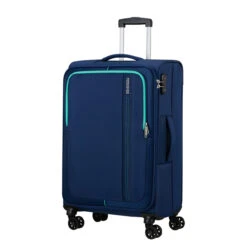 American Tourister Sea Seeker 4 Wheel Medium Suitcase - 68cm -Travel Luggage Store 146675 6636 SEA SEEKER SPINNER 6825 TSA FRONT34 25049.1677070467