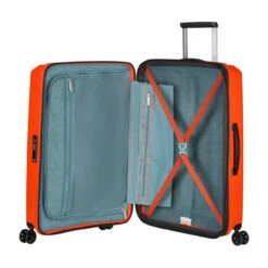 American Tourister Aerostep Expandable Medium Suitcase - 67cm -Travel Luggage Store 146820 2525 AEROSTEP SPINNER 6724 EXP TSA INTERIOR 53963.1673033837