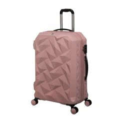 Ice Cap Plus - 3pc Set (Gossamer Pink) -Travel Luggage Store 32630 HK16 2528A08GossamerpinkSSFrontpanel25in 61b04296 3ce4 404a ab2a fbdb672816cb
