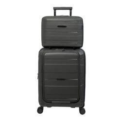 IT Luggage Momentous - Vanity Case (Starlight Grey) -Travel Luggage Store 32912 UK15 0886 08 15 2886 15StarlightgreySSFrontpanel 5debf05a e460 43f0 95f8 b357e11372d3