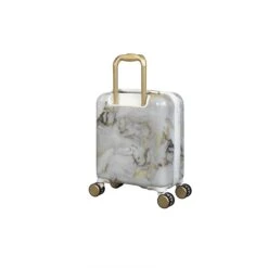 IT Luggage Sheen - Underseat (Gold Greyscale Marble) -Travel Luggage Store 32980 UK16 2269B08GoldgreyscalemarbleSSBackpanel14.7in f18508cf da8f 48cd 9781 d49b01658c21