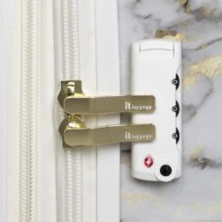 IT Luggage Sheen - Underseat (Gold Greyscale Marble) -Travel Luggage Store 32980 UK16 2269B08GoldgreyscalemarbleSSTSAlock 8a2a8b8e 5186 4887 b55b d437566ada05