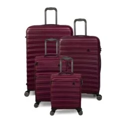 IT Luggage Fusional - Underseat (Dark Red) -Travel Luggage Store 32987A UK16 2920 08 32987B UK12 2920 08DarkredsS055SSSet4 031f07bd 89ce 4054 a6a7 4fc765b5d0c4