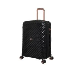 IT Luggage Glitzy - 5pc Set (Black) -Travel Luggage Store 33109 UK16 2888A08BlackSSFrontpanel23in
