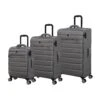 IT Luggage Census - 3pc Set (Grey Skin) -Travel Luggage Store 33170 UK12 3051 08GreyskinSSFrontpanel