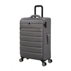 IT Luggage Census - 3pc Set (Grey Skin) -Travel Luggage Store 33170 UK12 3051 08GreyskinSSFrontpanel25in