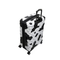 IT Luggage Indulging - 4pc Set (Moo Cow Print) -Travel Luggage Store 33198 UK16 3039A08Moocowblack whiterepeatprintSSBacktop