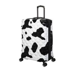 IT Luggage Indulging - Medium Plus (Moo Cow Print) -Travel Luggage Store 33198 UK16 3039A08Moocowblack whiterepeatprintSSFrontpanel25in efe80412 a107 4425 b8b6 03ba6b057db8