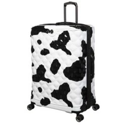 IT Luggage Indulging - Large (Moo Cow Print) 20 IT Luggage Indulging - Large (Moo Cow Print) -Travel Luggage Store 33198 UK16 3039A08Moocowblack whiterepeatprintSSFrontpanel29in 247ad7e4 258b 42b5 a132 c3909a668cff