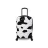 IT Luggage Indulging - Cabin (Moo Cow Print) -Travel Luggage Store 33198 UK16 3039A08Moocowblack whiterepeatprintSSFrontpaneldirectly18.5in e5556dfa c58b 4584 8f20 d614e9c46889