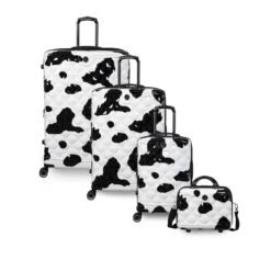 IT Luggage Indulging - Large (Moo Cow Print) 28 IT Luggage Indulging - Large (Moo Cow Print) -Travel Luggage Store 33198 UK16 3039A08Moocowblack whiterepeatprintSSFrontpaneldirectlyset2 d56de415 5b9f 4895 9e8d d3a672add9f9