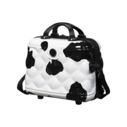 IT Luggage Indulging - Vanity Case (Moo Cow Print) 17 IT Luggage Indulging - Vanity Case (Moo Cow Print) -Travel Luggage Store 33198 UK16 3039A15Moocowblack whiterepeatprintSSFrontpanel 2b6a0a8d 1f69 4120 99ca bc22b3413ab2