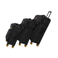 Simultaneous - Medium (Black) -Travel Luggage Store 33202 UK12 2900 08BlackSSConnected ebcb9177 4df1 475c ae1d b1b7be44108b