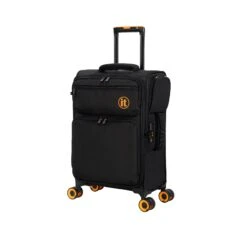 Simultaneous - Cabin (Black) -Travel Luggage Store 33202 UK12 2900 08BlackSSFrontpanel19.5in b1e8301e 71f5 4977 a89c 6230b60be421