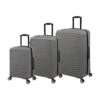 IT Luggage Eco-Protect - 3pc Set (Elephant Skin) -Travel Luggage Store 50164 HK16 2910E08Greyskin elephantskin SSFrontpanel