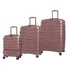 Prosperous - 3pc Set (Metallic Pink) -Travel Luggage Store 60660 US16 2379 08Metallicpink S832Frontpanel