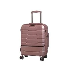 Prosperous - 3pc Set (Metallic Pink) -Travel Luggage Store 60660 US16 2379 08Metallicpink S832Frontpanel18.5in