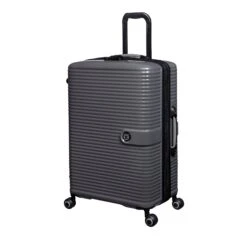 IT Luggage Helixian - 3pc Set (Charcoal) 15 IT Luggage Helixian - 3pc Set (Charcoal) -Travel Luggage Store 61334 US16 2842 08CharcoalgreyS022SSFrontpanel25in
