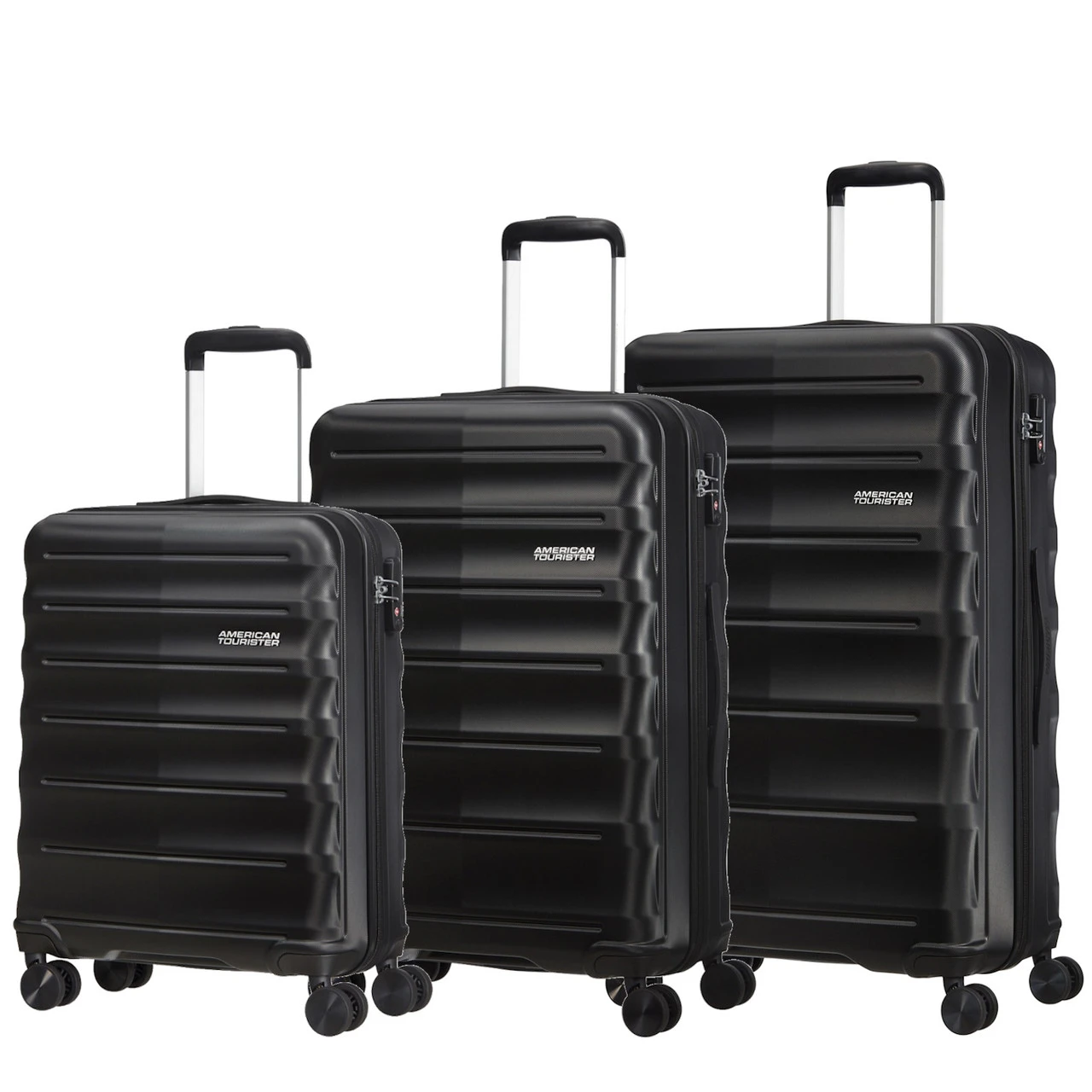 American Tourister Speedlink 3 Piece Luggage Set - 55cm, 67cm, & 77cm 3 American Tourister Speedlink 3 Piece Luggage Set - 55cm, 67cm, & 77cm