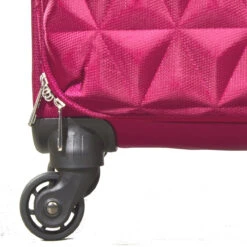 Rock Jewel 4 Wheel Large Suitcase - 80cm -Travel Luggage Store Four Wheel Suitcase Jewel Pink TR 0207 PI 68576.1673948303
