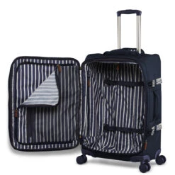 Joules Coast 4 Wheel Medium Suitcase - 66cm -Travel Luggage Store JLS5002 002 Medium Trolley Case 4W French Navy 3 05714.1695122797