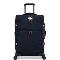 Joules Coast 4 Wheel Medium Suitcase - 66cm -Travel Luggage Store JLS5002 002 Medium Trolley Case 4W French Navy 1 49172.1695122792