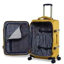 Joules Coast 4 Wheel Medium Suitcase - 66cm -Travel Luggage Store JLS5002 003 Medium Trolley Case 4W Antique Gold 3 49454.1695122798