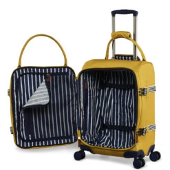 Joules Coast 4 Wheel Cabin Suitcase - 54cm -Travel Luggage Store JLS5003 003 Cabin Trolley Case 4W Antique Gold 3 71713.1695121076