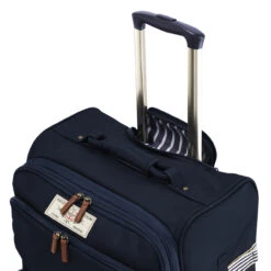 Joules Coast 4 Wheel Medium Suitcase - 66cm -Travel Luggage Store Joules Coast French Navy Trolley System 76842.1695122798