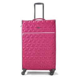 Rock Jewel 4 Wheel Large Suitcase - 80cm -Travel Luggage Store Large Suitcase Jewel Pink TR 0207 PI 33188.1673948300