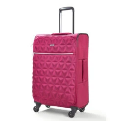 Rock Jewel 4 Wheel Medium Suitcase - 70cm 37 Rock Jewel 4 Wheel Medium Suitcase - 70cm -Travel Luggage Store Medium Suitcase Jewel Pink TR 0207 PI 3 26954.1673947709