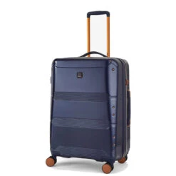 Rock Mayfair 4 Wheel Expandable Medium Suitcase - 65cm -Travel Luggage Store Medium Suitcase Mayfair Navy TR 0238 Main 41253.1686734555