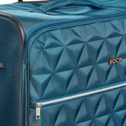 Rock Jewel 4 Wheel Medium Suitcase - 70cm 35 Rock Jewel 4 Wheel Medium Suitcase - 70cm -Travel Luggage Store Pocket Jewel Blue TR 0207 BU 65920.1673947721