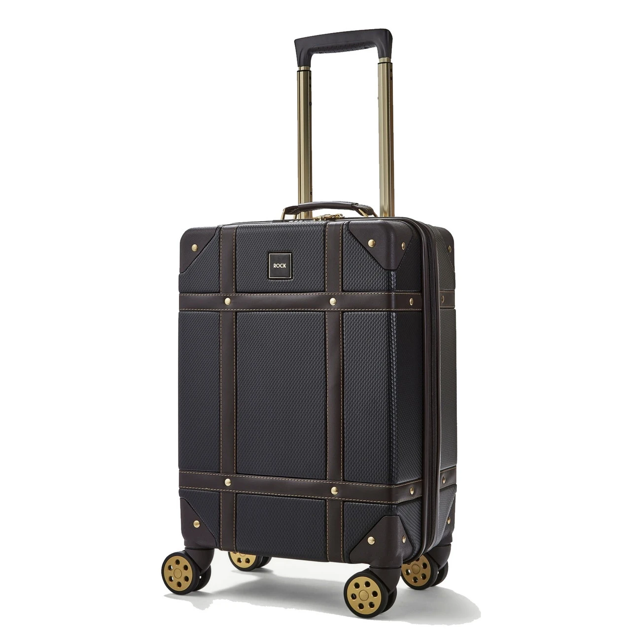 Rock Vintage 4 Wheel Cabin Suitcase - 54cm 5 Rock Vintage 4 Wheel Cabin Suitcase - 54cm - Image 3