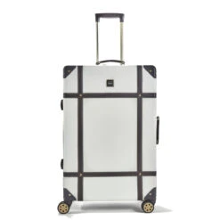 Rock Vintage 4 Wheel Large Suitcase - 78cm -Travel Luggage Store Rock Vintage TR 0193 CR L 1 89022.1672740609