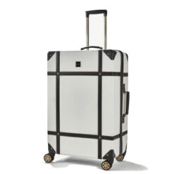 Rock Vintage 4 Wheel Large Suitcase - 78cm -Travel Luggage Store Rock Vintage TR 0193 CR L 3 87885.1660147378