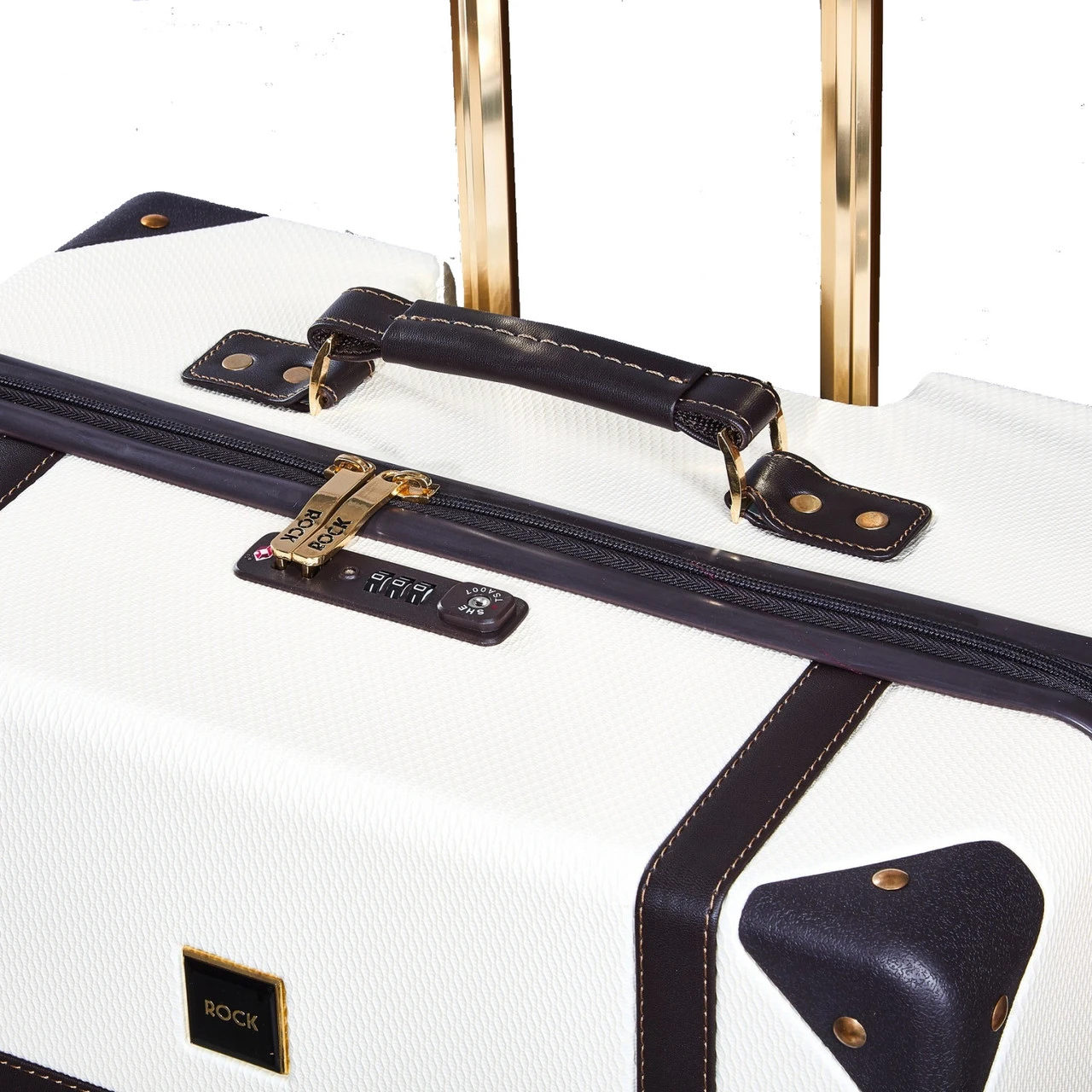 Rock Vintage 4 Wheel Large Suitcase - 78cm - Image 10