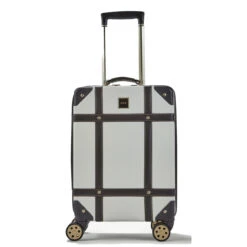 Rock Vintage 4 Wheel Cabin Suitcase - 54cm 27 Rock Vintage 4 Wheel Cabin Suitcase - 54cm -Travel Luggage Store Rock Vintage TR 0193 CR S 1 49323.1660147677