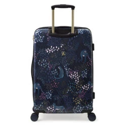 Sara Miller 4 Wheel Medium Suitcase - 67cm -Travel Luggage Store SMH0102 010 Sara Miller Medium 4W Trolley Midnight Leopard 4 59839.1695399362