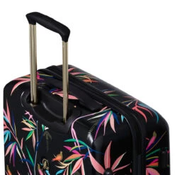 Sara Miller 4 Wheel Medium Suitcase - 67cm -Travel Luggage Store Sara Miller Black Bamboo trolley system 87020.1695399327