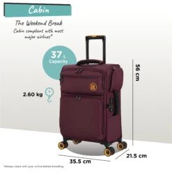 Simultaneous - Cabin (French Port) -Travel Luggage Store Simultaneous Cabin French Port dims weights