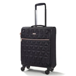 Rock Jewel 4 Wheel Cabin Suitcase - 55cm 23 Rock Jewel 4 Wheel Cabin Suitcase - 55cm -Travel Luggage Store Small Cabin Suitcase Jewel Black TR 0207 BL 5 71142.1673945940