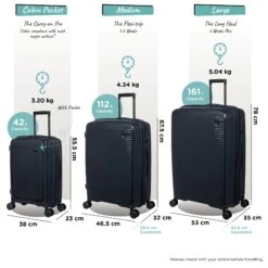 IT Luggage Spontaneous II - Cabin With Pocket (Blueberry) -Travel Luggage Store Spontaneous Set Pocket blueberry dims weights d2d09bc7 67f7 4b75 8f94 72ec18cb5e54