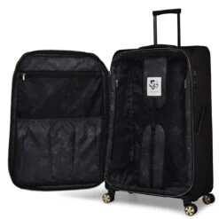 Ted Baker Albany Eco 4 Wheel Large Suitcase - 80cm -Travel Luggage Store TBW7001 001 Ted Baker Albany Eco Black Large Case 3 94202.1684486028
