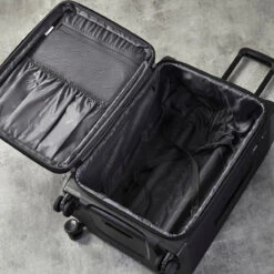 Rock Parker 4 Wheel Exp Medium Suitcase - 65cm -Travel Luggage Store TR 0206 BL Interior 05473.1672751981