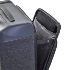 Rock Parker 4 Wheel Cabin Suitcase - 54cm -Travel Luggage Store TR 0206 GR LaptopSection 20297.1672750795