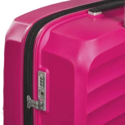 Rock Sunwave 4 Wheel Exp Cabin Suitcase - 54cm -Travel Luggage Store TR 0212 PI Lock 22343.1661262765