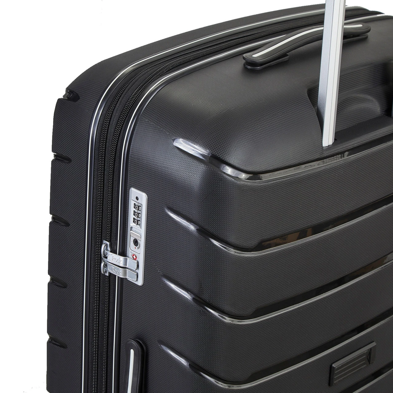 Rock Prime 4 Wheel Exp Cabin Suitcase - 56cm 9 Rock Prime 4 Wheel Exp Cabin Suitcase - 56cm - Image 7